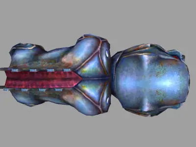 robot dog Low-poly 3D model