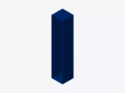 Kinda Locker - Resin - Locka - Single Tier Low-poly 3D model