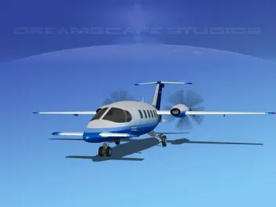 Piaggio Avanti P180 V19 3D model