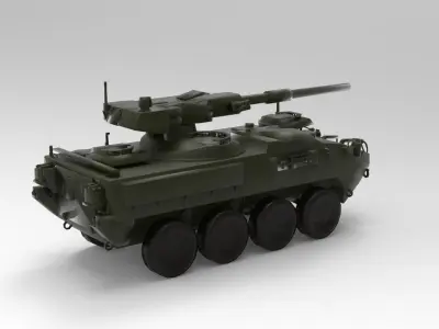 Armored Fighting Vehicle 3D model
