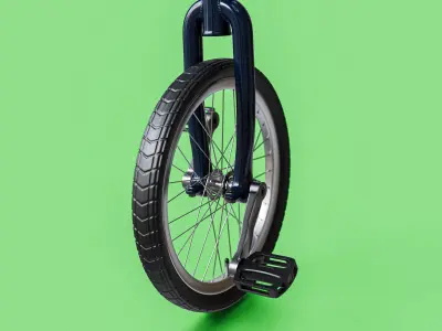 Unicycle - 20 inches - 50 cm 3D model