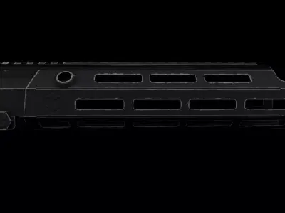 MAXIM DEFENSE HK416 M-SLOT HANDGUARD Low-poly 3D model