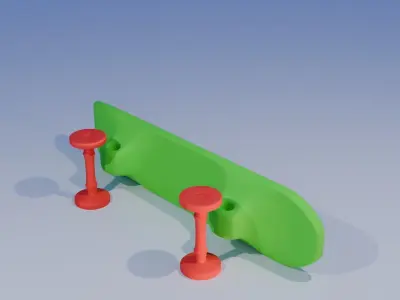Skateboard 3D print model purchase