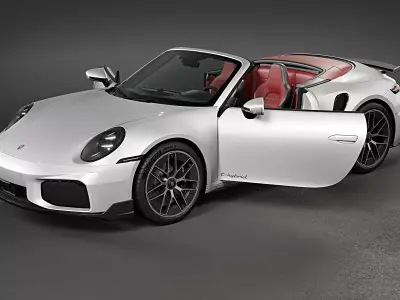2026 Porsche 911 Turbo S Cabriolet 992 3D model