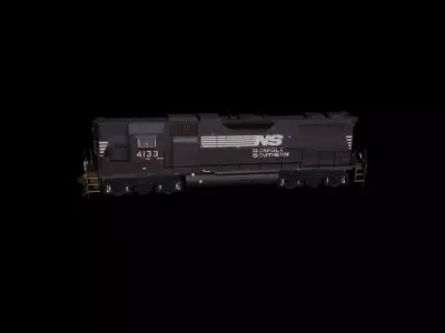 EMD GP38-2 Norfolk Southern 3D model