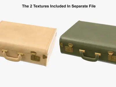 Vintage Luggage Collection 3D model