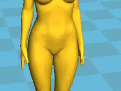 female basic day Free 3D print model