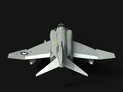 F-4 Phantom VMFA-542 3D model