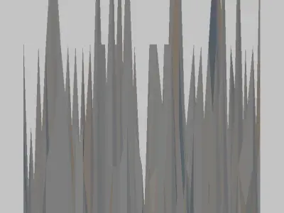 Nature Forest Kit Low-poly 3D model