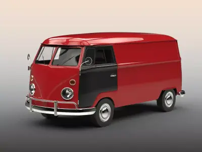 Old van 3D model