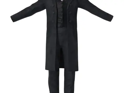 Mens Dinner Suit 2 3D model