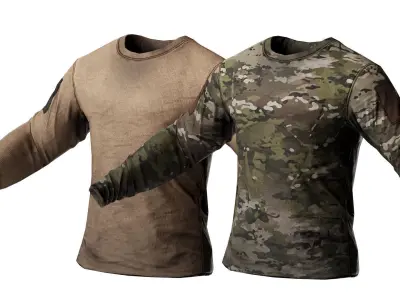 BORN PRIMITIVE RANGE SHIRT 3D model