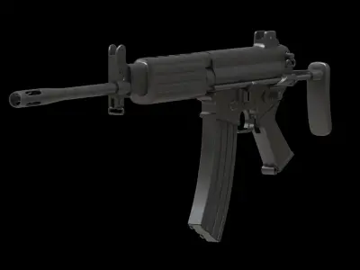 Daewoo K1 Low Poly Low-poly 3D model