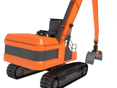 Excavator Grapples 3D model