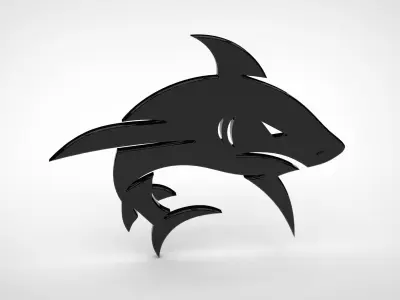 Shark Pendant Free 3D print model purchase