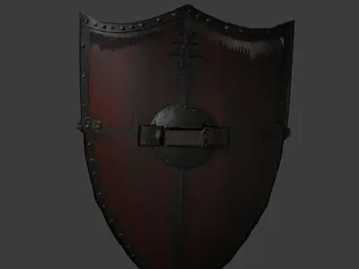 Shield 3D model 4