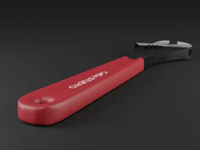 Crescent Wrench Low-poly 3D model purchase