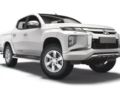 Mitsubishi L200 UK-spec Warior 2021 3D model