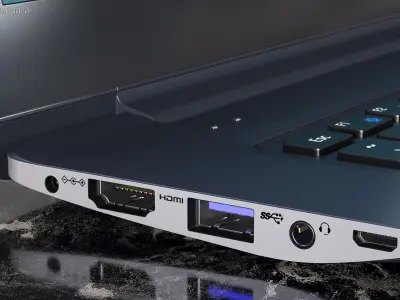 Generic Laptop 10 3D model