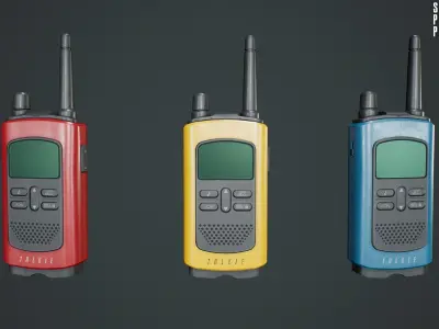 Survival Bundle Package Low-poly 3D model