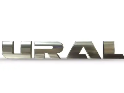 ural logo 3D model by 3dlogoman
