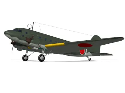 Nakajima L2D Type0 Tabby 3D model