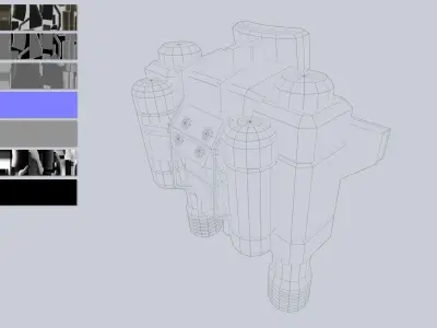 Scifi Jetpack Low-poly 3D model from CGTrader