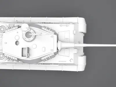 Tiger II Tank scale model   3D print model