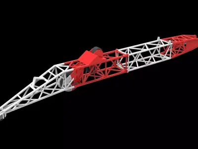 Boom for Seabex one crane 3D print model