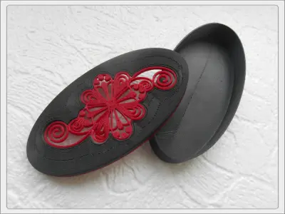 Box oval Free 3D print model