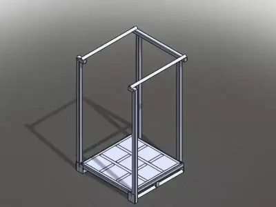 RACK PALLET Free 3D model
