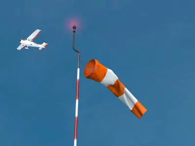 Airport Windsock 3D model