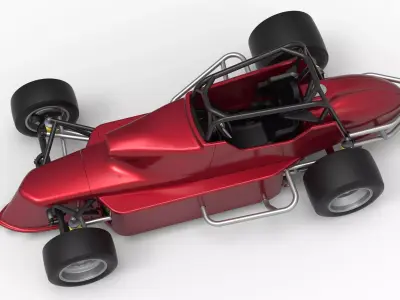 Pavement Silver Crown Car Version 2 Scale 1 to 25 3D print model