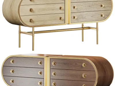  MORYSON SIDEBOARD By Mezzocollection 3D model