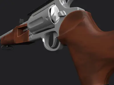 Carbine revolver 3D model