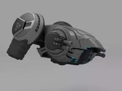 sci-fi drone  3D model