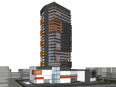 Sketchup Building 262 3D model