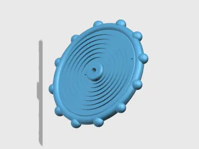 Cessna 150 Trim Wheel 3D print model