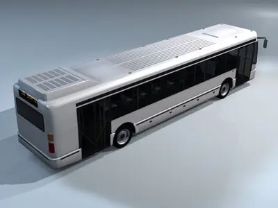 Intercity bus 3D model