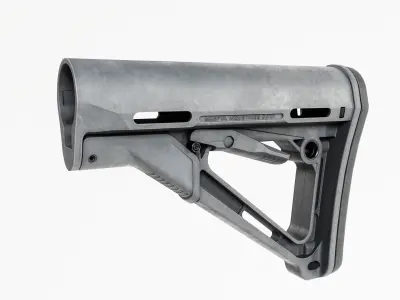 Magpul CTR AR15 Collapsible Buttstock Low-poly 3D model