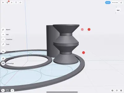 Print In Place 608 Bearing 3D print model