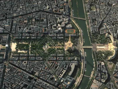 Eiffel Tower Paris  3D model
