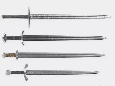 -Viking Weapons- 3D model