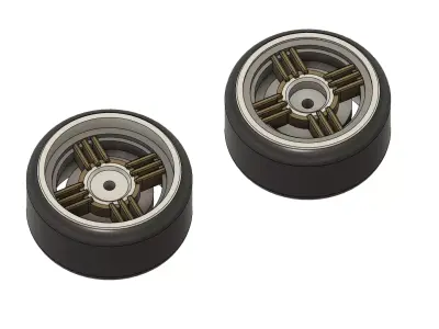 DEVIL SHADOW JDM 2 pack wheels set in HW scale 3D print model