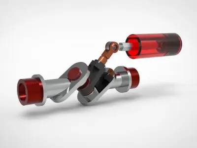 Transmission system PUMP 3D model