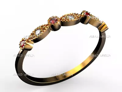 Milgrain 130-DP Half-Band 3D print model