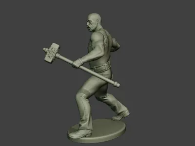 Bill HammerMan BH1 0005 3D print model