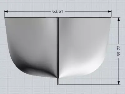 Simple Canoe Free 3D model