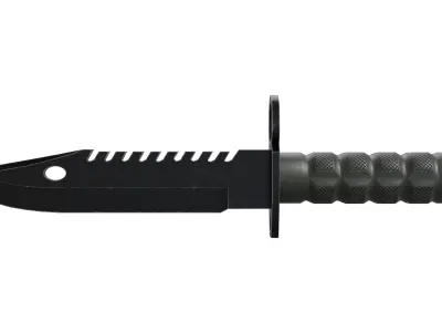 M9 Bayonet - Low Poly Game Ready Low-poly 3D model