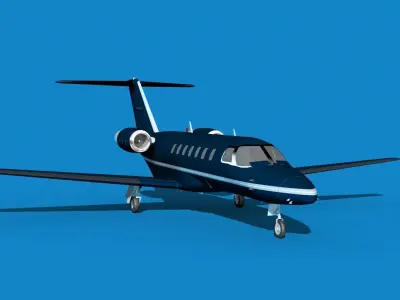 Cessna C528 Citation CJ3 V14 3D model